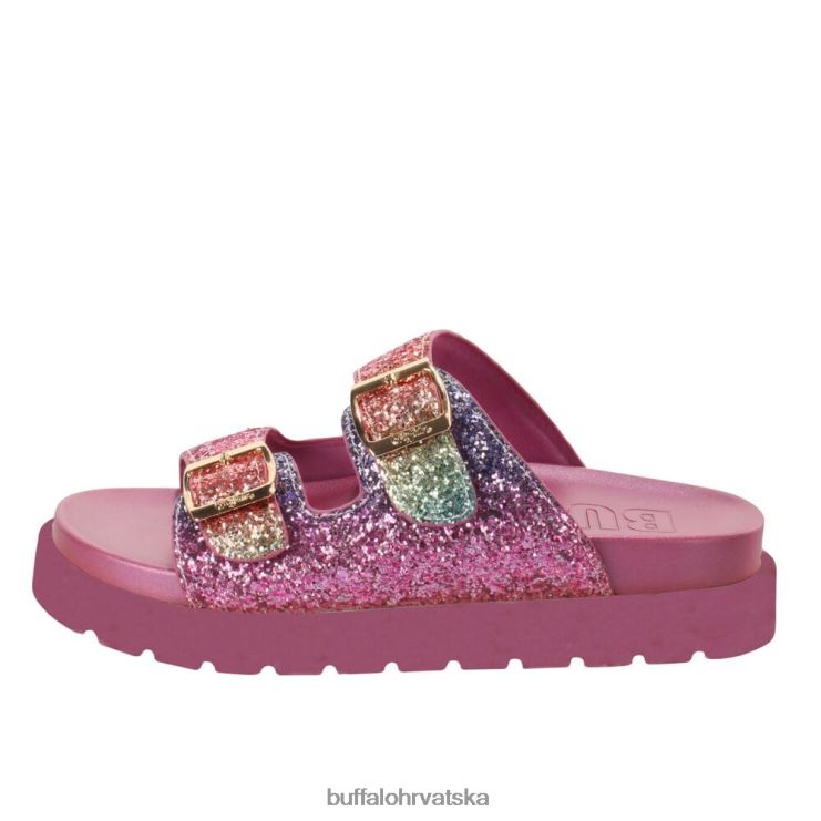 izlazak sunca Buffalo eve glam platform slide vegan |slajdova TDD6T81